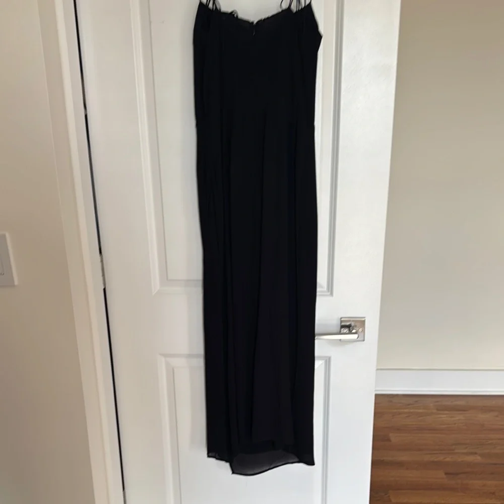 Reformation Black Spaghetti Strap Dress - Picture 8 of 9
